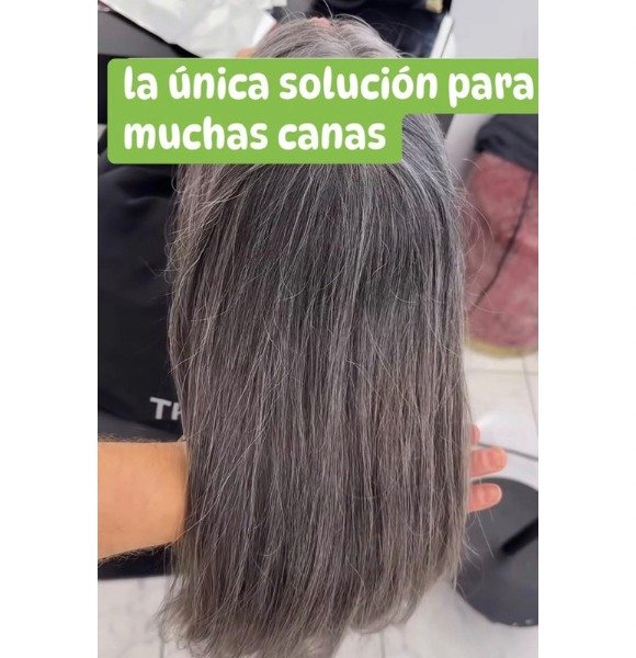 cabello con canas